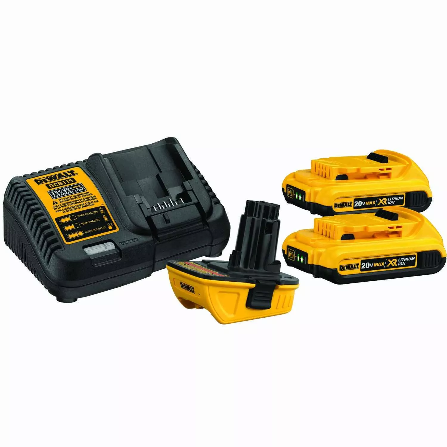 20v Max Dca2203c Lithium-ion Battery Adapter Kit 4 Pc