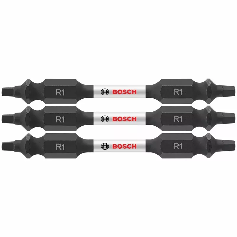 Bosch Impact Tough 3-Piece 1/4-in x 2-1/2-in Double-Ended Square/Robertson Impact Driver Bits