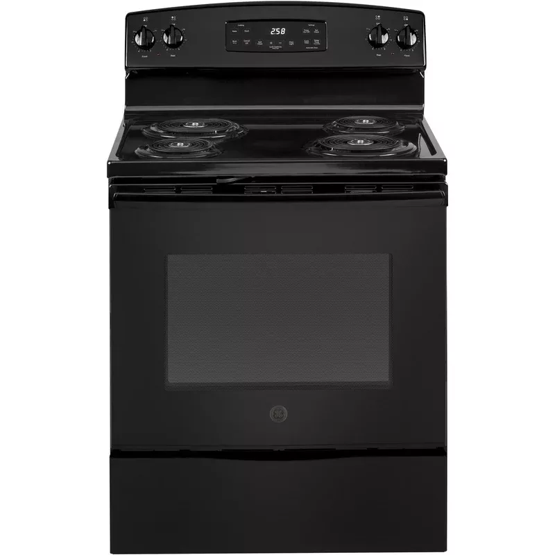 GE 30 in. 5.3 cu. ft. Electric Range with Self-Cleaning Oven in White